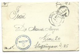 Feldpost Propagandastempel Deutschland Erwache Stavanger Norwegen 1942 - Feldpost World War II