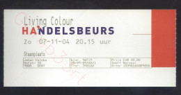 Living Colour - 7 November 2004 - Handelsbeurs (BE) - Concert Ticket - Concert Tickets