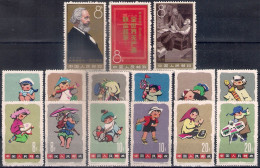 China 1963, Michel Nr 699-713, MNH - Ongebruikt