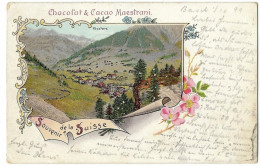 KLOSTERS: Werbe-Litho Chocolat Maestrani 1899 - Klosters