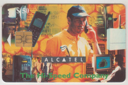 ZIMBABWE - Alcatel, Chip:Solaic - SO3 (Module 44), 100 Z$,Tirage 30,000, Used - Zimbabwe