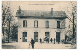 CPA - COUR-CHEVERNY (Loir Et Cher) - La Gare - Cheverny