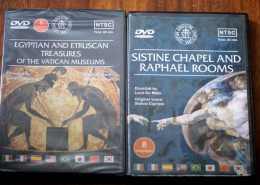 VATICAN TWO DVD SISTINE CHAPEL (USED) AND VATICAN MUSEUM (NEW) - History