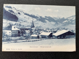 Zweisimmen - Winterlandschaft/ 1907 - Zweisimmen