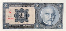 Czechoslovakia 20 Korun, P-21s (1.10.1926) - UNC - SPECIMEN - Tschechoslowakei