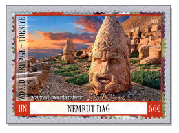 United Nations ONU 2023 Turkey Mount Nemrut Dagi Mountains Berge Montagnes Unesco Site National Park MNH  ** - Neufs
