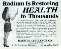 Radium Is Restoring Health To Thousands Appliance Co (Photo) - Voorwerpen