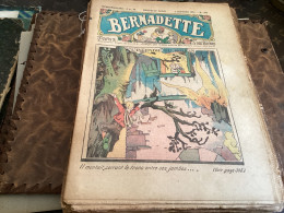Bernadette Revue Hebdomadaire Illustrée Rare  1934 Numéro 249 L’incendie Du Moulin Chanson Ma Normandie - Bernadette