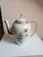 Théière Ancienne En Porcelaine De Limoges Hauteur 24 Cm - Teteras