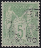 France  .  Y&T   .   102     .   O      .    Oblitéré - 1898-1900 Sage (Type III)