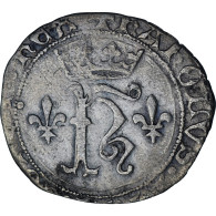 Monnaie, France, Charles VIII, Karolus Or Dizain, Tournai, TB+, Billon - 1483-1498 Karel VIII