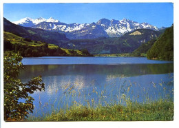 CPSM / CPM Dentelée 10.5 X 15 Suisse Canton D'Obwald LUNGERNSEE Mit Wetterhörner - Lungern