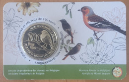 Belgium 2.5 Euro 2022. Bird Protection In Belgium. Official Coincard. Mintage=27500 - FDC, BU, BE & Coffrets