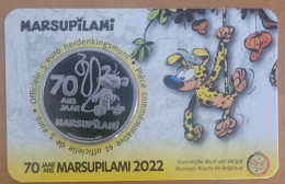 Belgium 5 Euro 2022. 70 Jaar Marsupilami. Official Coincard. Mintage=7500 - FDC, BU, BE & Muntencassettes