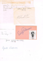 JEUX OLYMPIQUES - AUTOGRAPHES DE MEDAILLES OLYMPIQUES - CONCURRENTS DE SUEDE - - Autógrafos