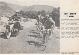 - CYCLISME - 1954 - BAUVIN Et BOBET Dans Les Pyrénées . - Wielrennen