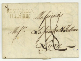 KOSTANIZA ILLYRIE Kroatien Croatia 1813 Departement Conquis RRR - 1792-1815: Départements Conquis