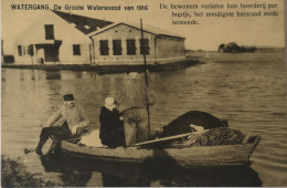 Watergang (NH) De Groote Watersnood Van 1916 Gelopen 1916 - Autres & Non Classés