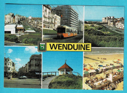 * Wenduine - Wenduyne (Kust - Littoral) * (A. Van Mieghem) Groeten Uit, Bonjour De, Tram, Plage, Digue, Old - Wenduine