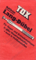 J1610 - Sachet - TOX Multi Variant LANG DÜBEL - Für Nagel Und Schraubmontagen - TOX 4AS DÜBEL - Pour Les Installations D - Drogerie & Parfümerie