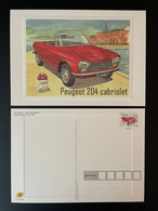 France 2021 Stationery Entier Ganzsache Peugeot 204 Cabriolet Carte Premium Route Nationale N7 Car Voiture Auto Fête - Prêts-à-poster: TSC Et Repiquages Semi-officiels