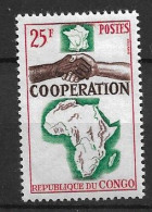 CONGO 1964 Cooperation MNH - Unused Stamps