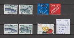 (TJ) Noorwegen 1999 - YT 1259/60 (x2) + 1261/62 + 1263 (gest./obl./used) - Used Stamps