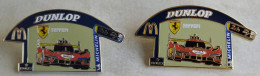 2 SUPERBES PINS PIN'S FERRARI 499P LE MANS FINITION OR ET ARGENT, AVEC ROLEX, MICHELIN, Rien Au Dos - Automobile - F1