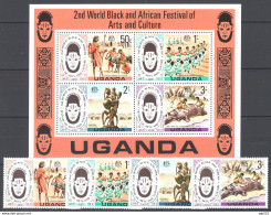 Uganda 1977 Y.T.130/33+BF4 **/MNH VF - Oeganda (1962-...)