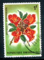 RWANDA- Y&T N°152- Oblitéré (fleur) - Oblitérés
