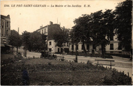 CPA LE PRE-SAINT-GERVAIS La Mairie Et Les Jardins (1352943) - Le Pre Saint Gervais