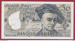 50 Francs "Quentin De La Tour " ----1978---AU -UNC/SPL---ALPH .E.13---AUCUN TROU D EPINGLE  -BILLET MAGNIFIQUE - 50 F 1976-1992 ''Quentin De La Tour''