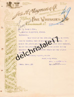 96 0436 CINCINNATI ÉTATS-UNIS 1912 Importers Distillers Wholesale Fine Whiskies Jos. A. MAGNUS & Co EIGHT Street à SORIN - Etats-Unis