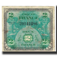 France, 2 Francs, Drapeau/France, 1944, TB+, Fayette:VF16.1, KM:114a - 1944 Drapeau/Francia