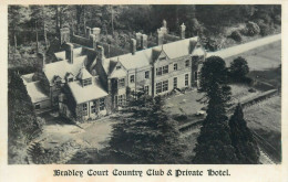 Bradley Court Country Club & Private Hotel Aerial View Real Photo Postcard - Sonstige & Ohne Zuordnung