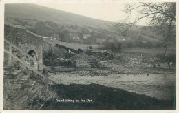 A Real Photograph Postcard Wales - Sand Sifting On The Dee - Zu Identifizieren