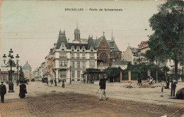 BELGIQUE - Bruxelles - Porte De Schaerbeek - Colorisé - Carte Postale Ancienne - Monuments