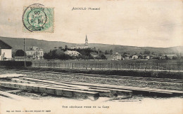 Anould Vue Generale Prise De La Gare - Anould