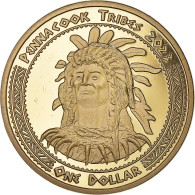 Monnaie, États-Unis, Dollar, 2023, Tribus Des Amérindiens.Pennacook Tribes.BE - Commemoratives