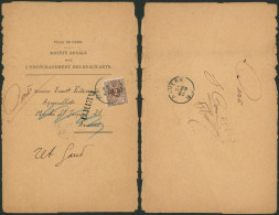 émission 1884 - N°44 Sur Imprimé (Beaux-arts, Gand) > Anvers / Rebut, Parti, Retour Gand - 1869-1888 Lying Lion