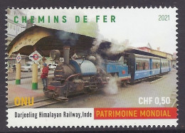 ONU United Nations 2021 - Unesco World Heritage, Darjeeling Himalayan Railway, Himalaya, India, Patrimoine Mondial - MNH - Unused Stamps