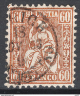 Svizzera 1862 Unif.40 O/Used VF/F - Oblitérés