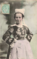 29 - BANNALEC _S23332_ Jeune Fille - Etude De Coiffes De Bretagne - Bannalec