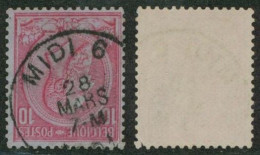 émission 1884 - N°46 Obl Ambulant "Midi 6" - 1884-1891 Leopoldo II