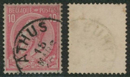 émission 1884 - N°46 Obl Simple Cercle "Athus" - 1884-1891 Leopoldo II
