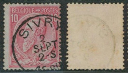 émission 1884 - N°46 Obl Simple Cercle "Sivry" - 1884-1891 Leopold II