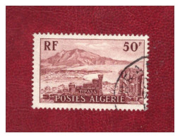 ALGERIE   N°  327  .  50 F   TIPASA     OBLITERE   . SUPERBE . - Used Stamps