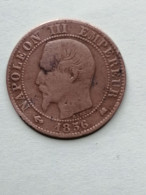 FRANCE = UNE PIECE DE MONNAIE  DE 5 CENTIMES DE 1856 K - 5 Centimes