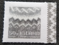 Iceland Handcraft Icelandic Sweater Craft 2017 (stamp) MNH *flock Paper Made *unusual - Brieven En Documenten