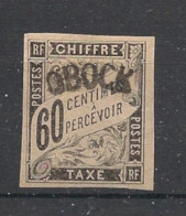 OBOCK - 1892 - Taxe TT N°YT. 4 - Type Duval 60c Noir - Neuf (*) / MNG - Unused Stamps